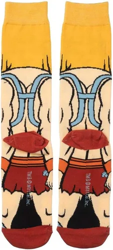 Vista 3 de Bioworld He-Man Masters of the Universe 360 Degree Character Crew Socks, Multi