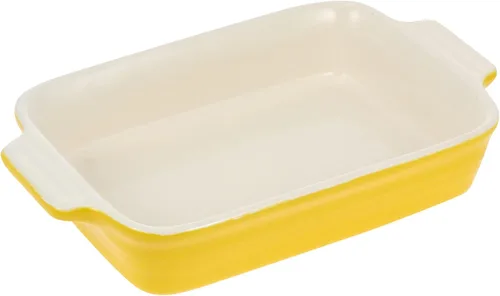 Vista 2 de Cabilock Cuenco de cerámica para hornear de gres para hornear manijas Au Gratin Dish para panes de queso