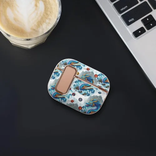 Vista 7 de Funda protectora de plástico suave compatible con Airpods Pro 2, funda de carga inalámbrica Dragon, accesorios para mujer