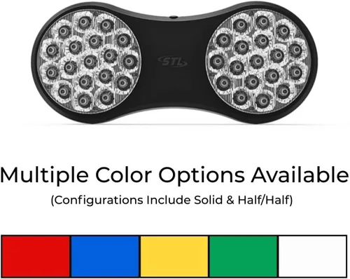 Vista 2 de Arc Elite TIR LED Flip Down Visor Light w/Velcro Straps (Amber)