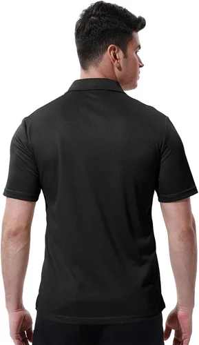 Vista 3 de Polo para hombre, de manga corta, con cuello y bolsillo