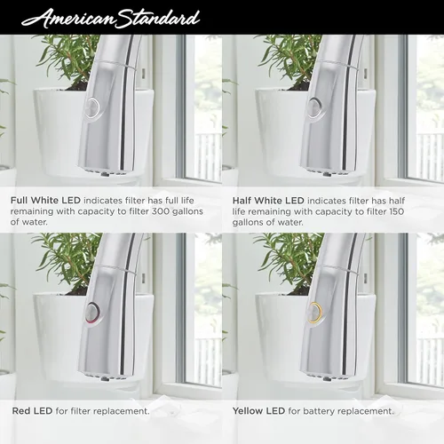 Vista 6 de American Standard 4902330.002 Saybrook Grifo de cocina extraíble con filtro cromado