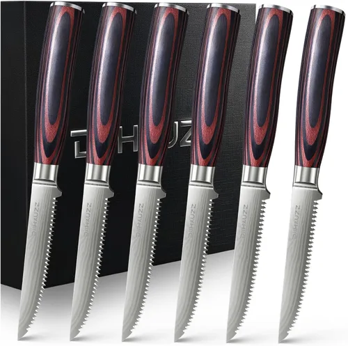 Vista 10 de DiiHAUZZ Paring Knife, 3.5 Inch Fruit Knife, High Carbon Stainless Steel