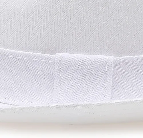 Vista 6 de Classic Trilby - Sombrero Fedora de sarga de algodón 100% con banda
