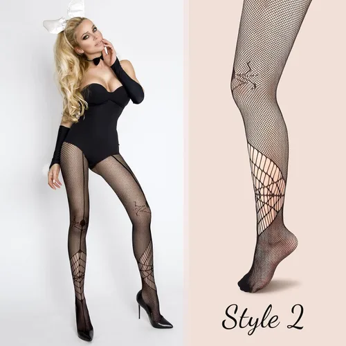 Vista 4 de SATINIOR 4 Pcs Halloween Fishnet Tights Fishnet Thigh High Stockings Goth Skull Stocking for Women