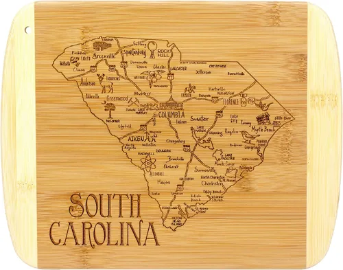 Vista 16 de Totally Bamboo A Slice of Life Alabama State Tabla de servir y cortar, 11 x 8.75 pulgadas