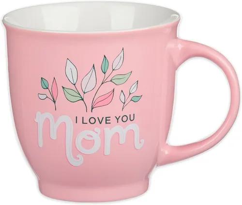 Vista 8 de Taza de cerámica de arte cristiano azul floral – 14 oz. Taza de café y té inspiradora con escrituras bíblicas apta para microondas y lavavajillas