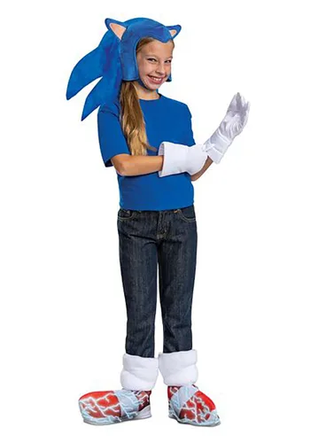 Vista 4 de Kit de accesorio de disfraz infantil de Sonic 2 Movie Multicolor