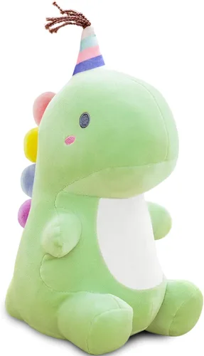 Vista 5 de Juguetes de peluche de dinosaurio de 10 pulgadas, lindo juguete de peluche de dinosaurios suaves, regalos para niños, niñas y adultos, regalos