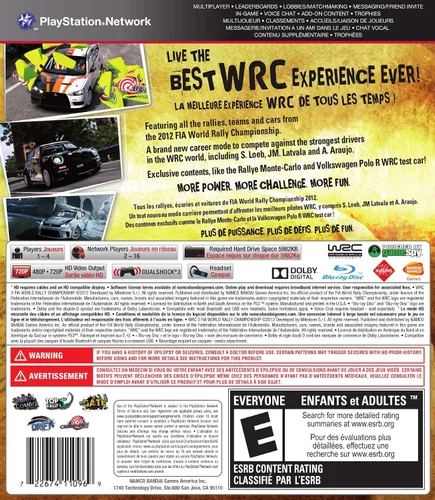 Vista 3 de WRC 3 - FIA World Rally Championship 2012 - Playstation 3