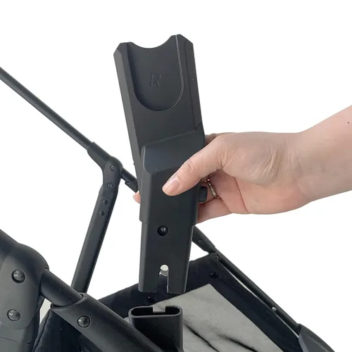 Vista 4 de Mompush Wiz - Adaptador de asiento de coche para cochecito, conecta los modelos específicos Maxi-COSI y Nuna al cochecito mompush Wiz
