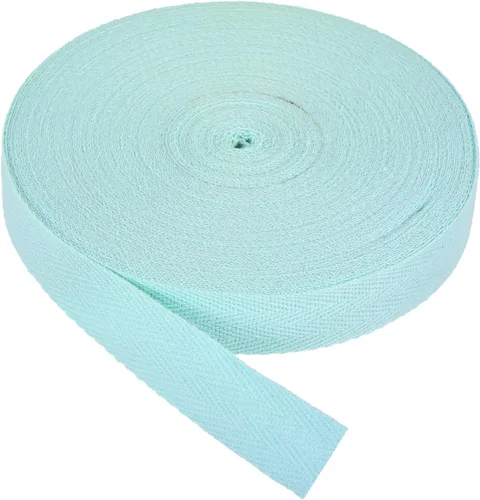 Vista 152 de PATIKIL Cinta de sarga de algodón de 1 pulgada, 50 yardas, cinta de algodón, cinta de encuadernación al bies, cinta de espiga para costura, Verde