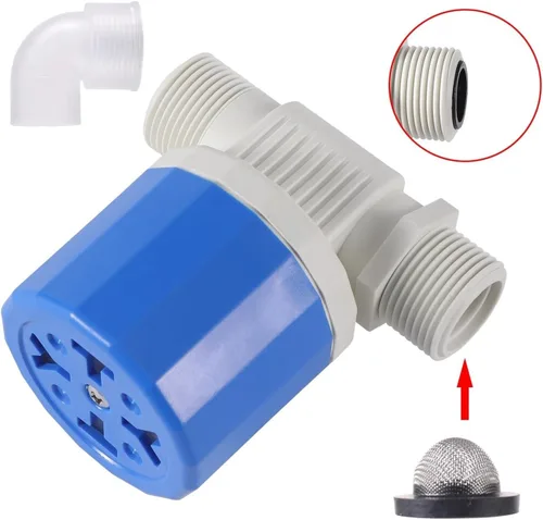Vista 2 de 1PC 1/2" 3/4" Automatic Water Level Control Valve Float Ball Tank Tower Pool Switch Inlet Stop(Type 2)