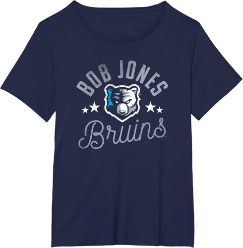Vista 5 de Camiseta con logotipo de Bob Jones University Bruins, Azul