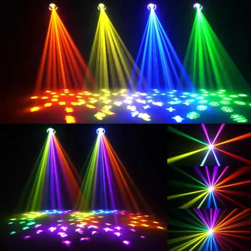 Vista 4 de JUNMAN Mini 295W Beam Cabeza Móvil DJ Disco Etapa Luces con Anillo Led