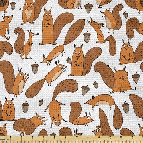 Vista 87 de Lunarable Tela de animales de The Yard, caras de gato y perro, mejores amigos, Bulldog Beagle, Labrador, Calico Kitty impresión, tela de satén