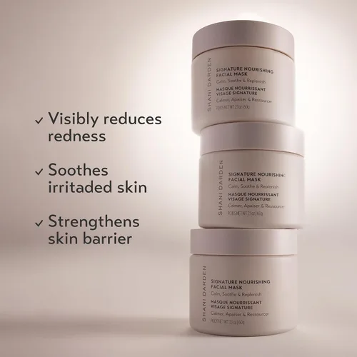 Vista 2 de SHANI DARDEN SKIN CARE Signature - Mascarilla facial nutritiva de arcilla de bentonita para calmar el enrojecimiento e irritación de la cara