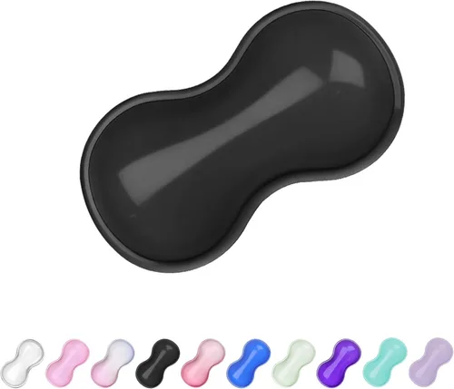 Vista 22 de Reposamuñecas de Gel para Teclado y Ratón, Reposamuñecas para Teclado, Soporte de Muñeca para Ratón, Alivio del Dolor, Toque Fresco, Antideslizante