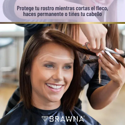 Vista 5 de Paquete de 50 viseras protectoras de ducha con bolsa de organza rosa para extensiones de pestañas, microblading, laminación de cejas, cirugía
