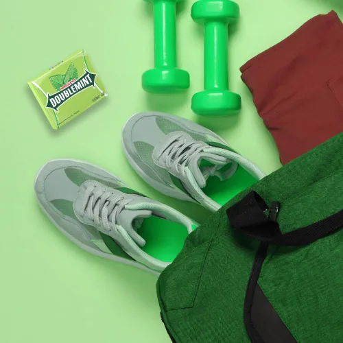 Vista 7 de Wrigley's Doublemint - Goma de mascar, 15 piezas, paquete de 10