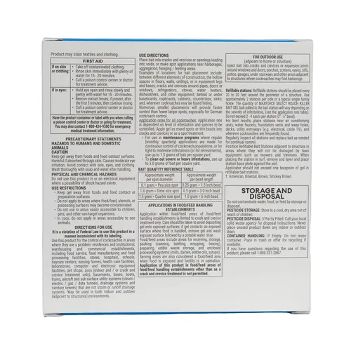 Vista 2 de Maxforce FC Select - Cebo de gel para cucarachas, 4 depósitos de 1.06 oz Práctica jeringa de gel de cebo para cucarachas Control de grietas