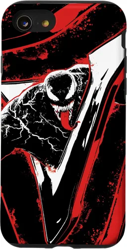 Vista 18 de Marvel Venom: Let There Be Carnage - Carcasa para iPhone 17, color rojo y negro