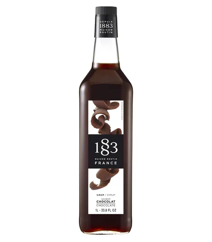 Vista 25 de 1883 Jarabe de Amaretto para bebidas, fabricado en Francia, botella de plástico de 1 litro