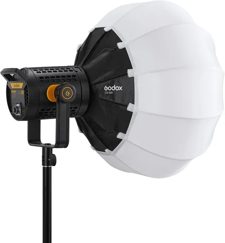 Vista 6 de Godox CS-50D Linterna Difusor 50cm/20pulg Modificador de Luz Omnidireccional Montaje Bowens para Godox SL60W SL150 II, UL150, VL150 Luz