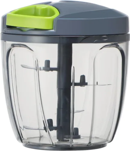 Vista 23 de Ourokhome Procesado manual de alimentos, picador de verduras portátil, rápido y con cuerda, para pequeñas cocinas, para ajo, cebolla, jengibre