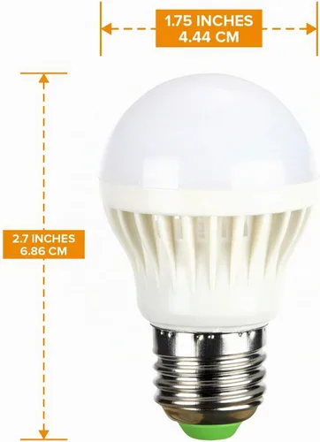 Vista 2 de Bombilla LED de base media de 5 V 6 V para batería de 5 voltios 6 voltios fuente de alimentación blanco cálido 3000 K proyecto de bricolaje