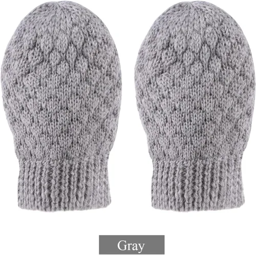 Vista 53 de Guantes de punto para bebés, niños y niñas, guantes de invierno para recién nacidos, guantes de 0 a 3 años