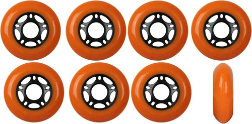 Vista 9 de Player's Choice Ruedas para patines en línea para exteriores, 89a, paquete de 8 unidades, elige tamaño y color, fórmula exterior para patinaje sobre