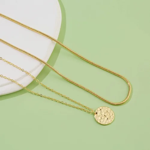 Vista 38 de Collares en capas para mujer, chapados en plata, delicada cuerda torcida de serpiente, delicado collar en capas, gargantilla de diferentes