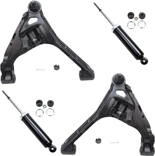 Vista 208 de Detroit Axle - Ejes de eje CV delantero izquierdo y derecho + Reemplazo de juntas esféricas de brazos de control inferiores delanteros para Ford