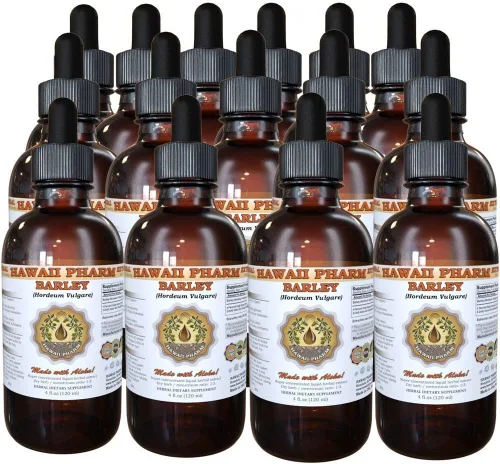 Vista 10 de Hawaii Pharm Extracto líquido de hierba de cebada, 2 fl oz