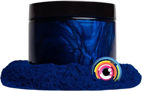 Vista 6 de Pigmentos Eye Candy Polvo de Mica Azul Premium - Aoi Hi Blue (50gr) - para Epoxi, Resina, Jabón, Pintura, Carpintería, Vaciado de Acrílico, Bombas