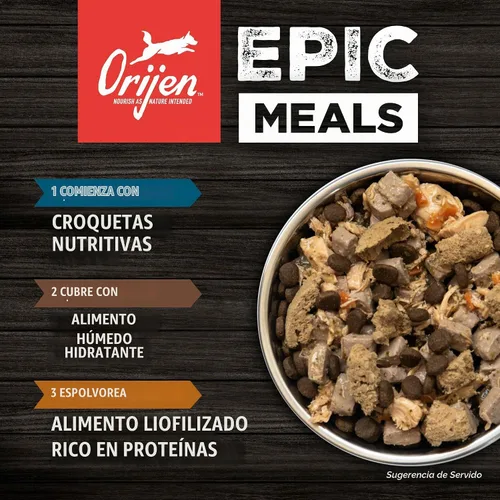 Vista 7 de ORIJEN Amazing Grains WHOLEPREY - Alimento seco para perros, bolsa de 4 libras