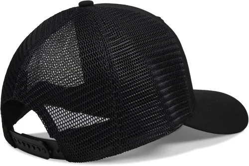 Vista 3 de Regalos de pesca para hombres y mujeres, sombrero único de camionero con bandera de pescador para pescador, el mejor regalo, negro/gris