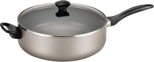 Vista 16 de Farberware Olla grande antiadherente apta para lavavajillas/sartén con asa auxiliar - aluminio, 6 cuartos, azul