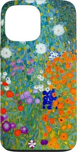 Vista 24 de Gustav Klimt Flower Garden Case for iPhone 16