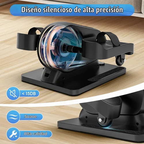 Vista 6 de FUNMILY Under Desk Elliptical, Ellipse Leg Exerciser, Standing or Seated Mini Elliptical Machines, Portable Bike Pedal Exerciser for Seniors/Adults