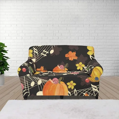 Vista 67 de Funda de sofá con diseño de árbol de bandera estadounidense para sofás y sofás, decoración navideña, funda antideslizante para sofá de 1 cojín