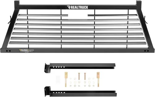Vista 7 de RealTruck Backrack Marco de Estante Semi-Persianas + Kit de Hardware para uso con caja de herramientas de 21 pulgadas, combo Sin Perforación