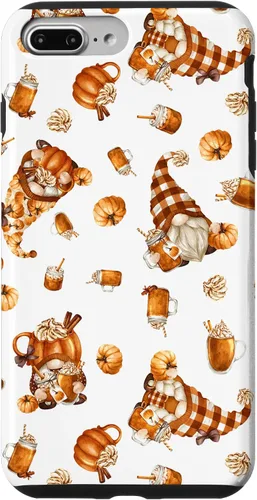 Vista 12 de Autumn Pumpkin Spice Motif for Thanksgiving Cute Fall Gnome Case for iPhone 17