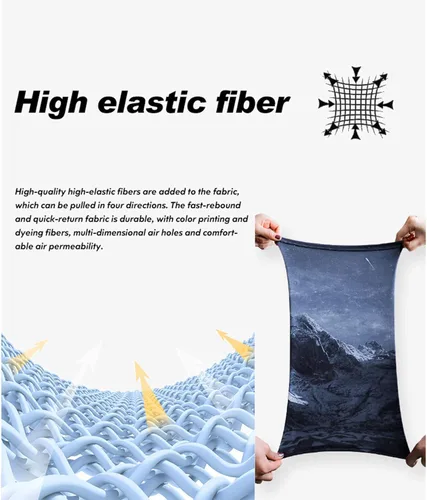 Vista 7 de Seamless Face Mask Scarf Neck Gaiter Balaclava for Dust Outdoor Festivals