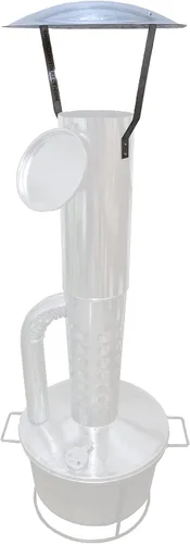 Vista 2 de Smudge Pot Direct® Plato de desviación de calor Olla para manchas