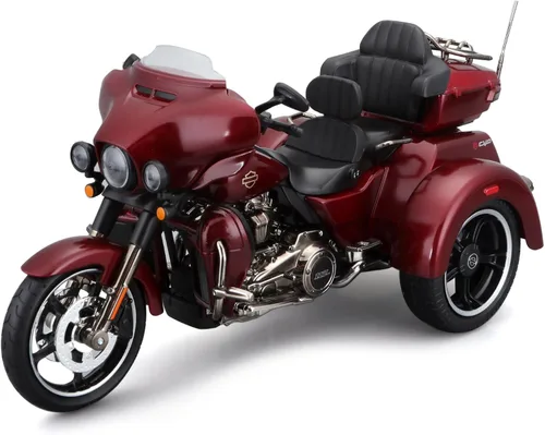 Vista 2 de Maisto Motocicleta Diescast Harley Davidson 2021 CVO Tri Glide a escala 1:12