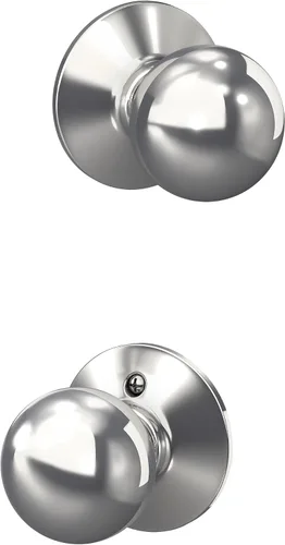 Vista 18 de SCHLAGE F10ORB609 Pomo de paso de órbita, latón antiguo