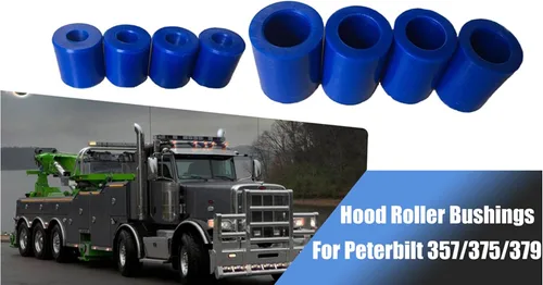 Vista 5 de Para Peterbilt Kit de bujes de rodillo de capó Accesorios de rodillos de capó para Peterbilt 357 375 379 Reemplazar 13-04391 13-03593 y 377
