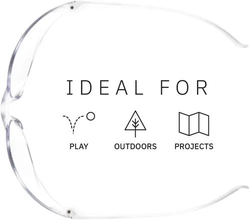 Vista 6 de Gamma Ray - Gafas protectoras de seguridad para niños, paquete de 12 Claro